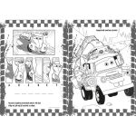 Omalovánky A4 se samolepkami - Auta 3590-7