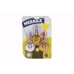 Medaile se šňůrkou 3  ks na blistru
