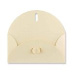 Barevná obálka DL LUX BUTTERFLY krémová