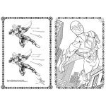 Omalovánky A4 se samolepkami - MARVEL