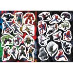 Omalovánky A4 se samolepkami - MARVEL