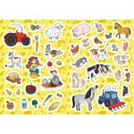 Omalovánky A4 se samolepkami - Farma 4250-9