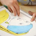 Plátno na kreslení FUNNY MAT - Johannes Vermeer + pastelky zdarma