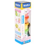 Plastelína / modelína NARA sada 6 pastelových barev