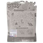 Plastelína / modelína NARA sada 12 barev s tvořítky - DINO