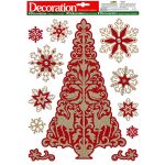 Vánoční fólie sklo 887538