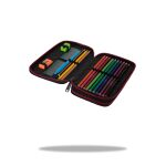 Penál 2 zipy Jumper Street Art - vybavený