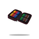 Penál 2 zipy Jumper Street Art - vybavený