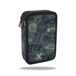 Penál 2 zipy Jumper TIGER - vybavený