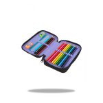 Penál 2 zipy Jumper MOOD - vybavený