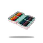 Penál 3 zipy Jumper Gradient Strawberry - vybavený