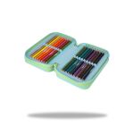 Penál 3 zipy Jumper Gradient Mojito - vybavený