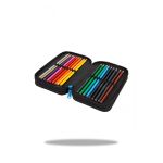 Penál 3 zipy Jumper SKATE NIGHT - vybavený