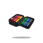 Penál 3 zipy Jumper SKATE NIGHT - vybavený