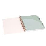 Blok A4/100l 80g Afrika pastel modré spirála s rozřaďovačem