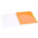 Blok A4/100l 80g NEON modrý spirála s rozřaďovačem