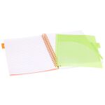 Blok A4/100l 80g NEON modrý spirála s rozřaďovačem