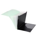 Složka A4 s 13 kapsami STRIGO mentolová