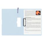 Dvojdeska STRIGO A4 s bočním klipem - modrá