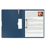 Dvojdeska STRIGO A4 s bočním klipem - tmavě modrá