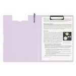 Dvojdeska STRIGO A4 s horním klipem - fialová