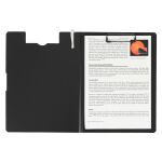 Dvojdeska STRIGO A4 s horním klipem - černá