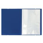 Katalogová kniho STRIGO A4 s gumou 20 l - tm. modrá