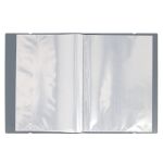 Katalogová kniho STRIGO A4 s gumou 20 l - šedá