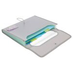 Složka A4 s 12 kapsami STRIGO šedá