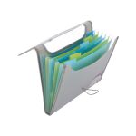 Složka A4 s 12 kapsami STRIGO šedá