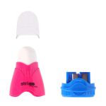 STRIGO ořezávátko s pryží a 2 otvory