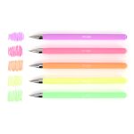 Gelové pero Strigo 5 ks - pastel