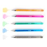 Gelové pero Strigo 5 ks - s brokátem