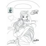 AKIM omalovánky A4 výsek Winx Club