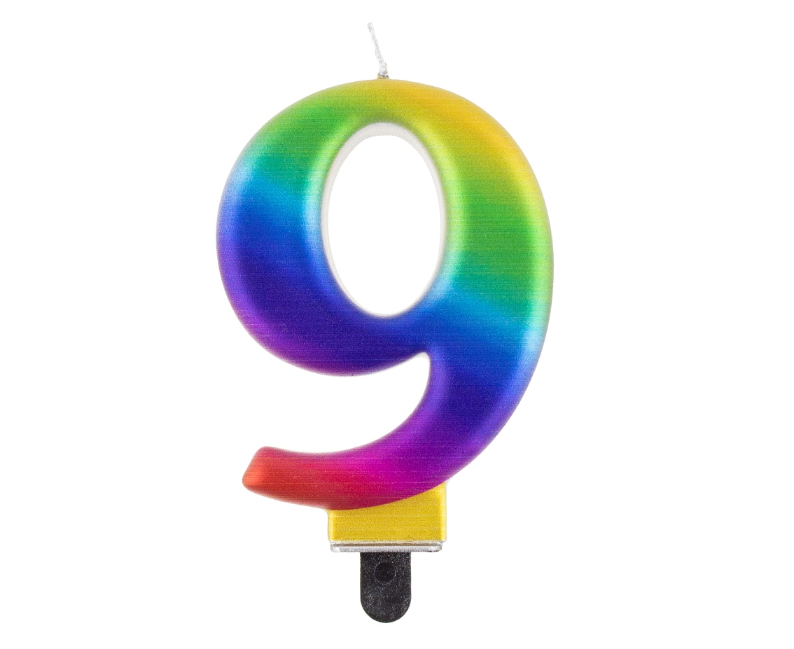 GD Svíčky dortové DUHA 9 BC Galaxy