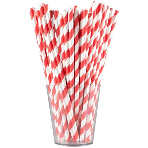 AX EKO brčko papírové proužek 12ks červen