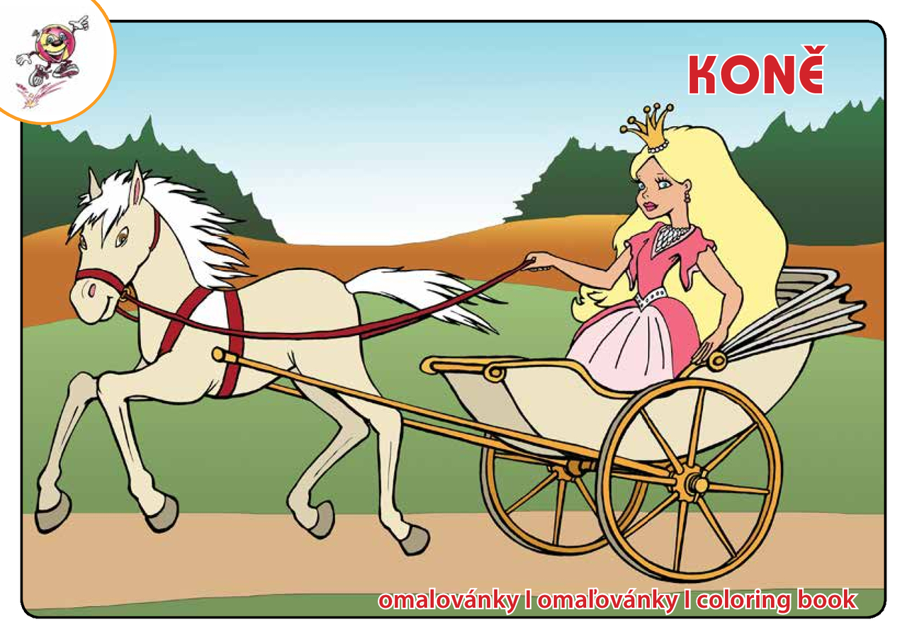 MP omalovánky A5 Koně