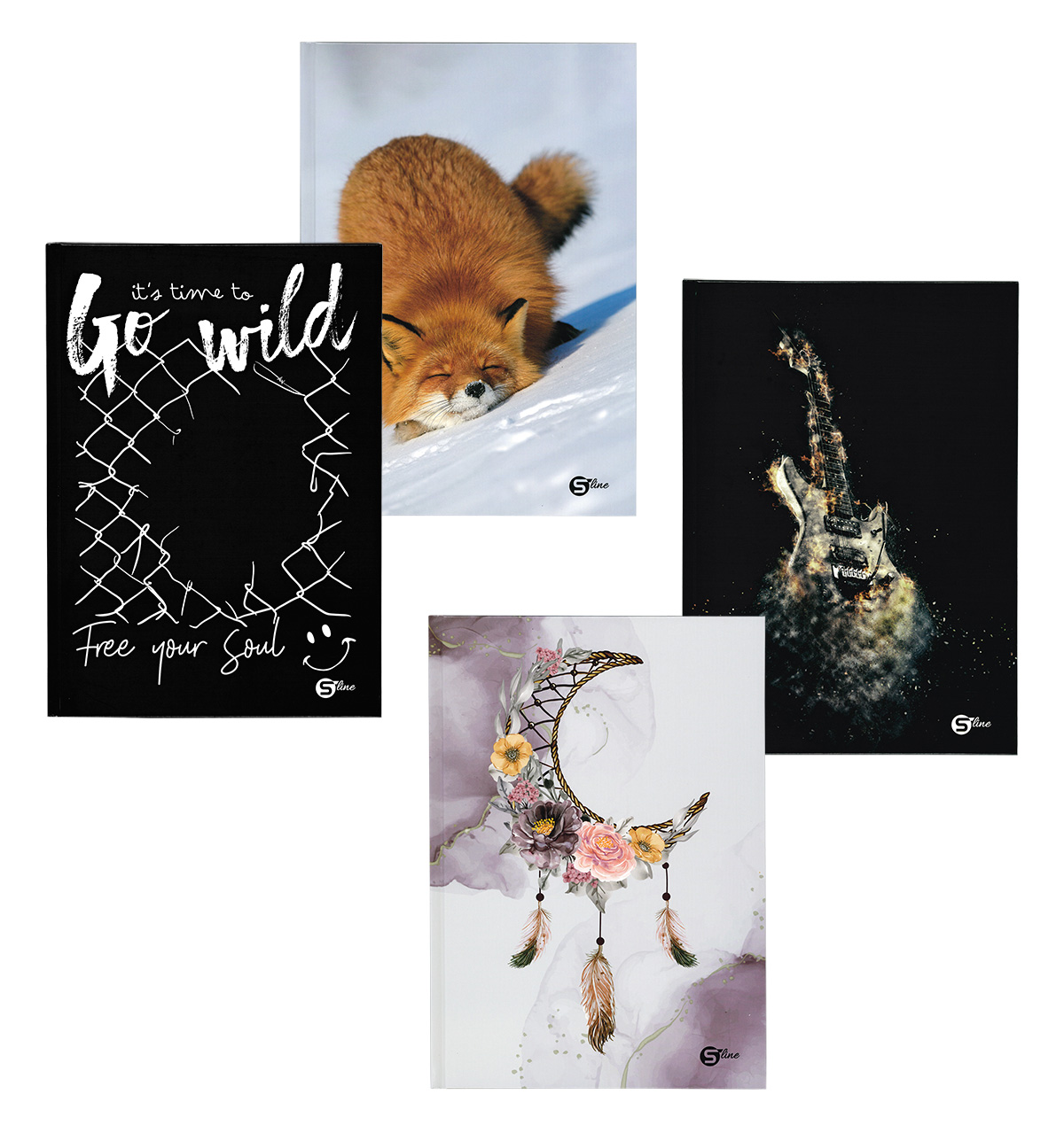 Záznamní kniha S-line A4 96l linkovaná