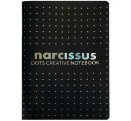 Sešit A5 60 listů Dots černý tečkovaný