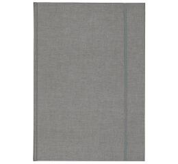 Skicák v deskách A4 s gumou šedý