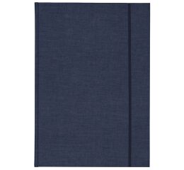 Skicák v deskách A4 s gumou modrý