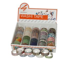 Samolepící  washi páska se vzorem