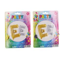 Balonky nafukovací ve tvaru písmene E