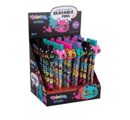 Gumovací pero Colorino CATS with big eyes