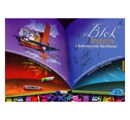 Skicák A3/20l 300g kolor mix Kreska