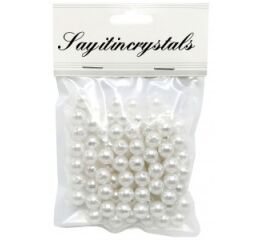 Korálky 10 mm - perličky 80 ks