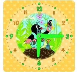 Papírové hodiny - čtvercové mix pohádkových motivů