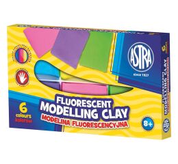 Modelovací hmota do trouby FLUO 6 barev ASTRA
