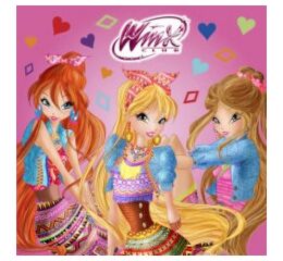 Omalovánky čtvercové - Winx club