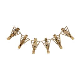 Vánoční dekorace - kolíček se stromečkem